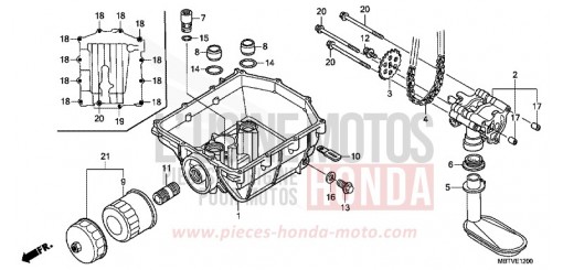 POMPE A HUILE XL1000VB de 2011